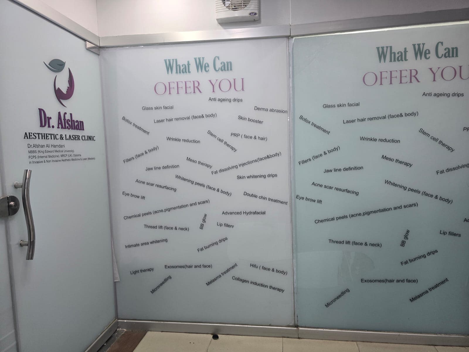 Services offered